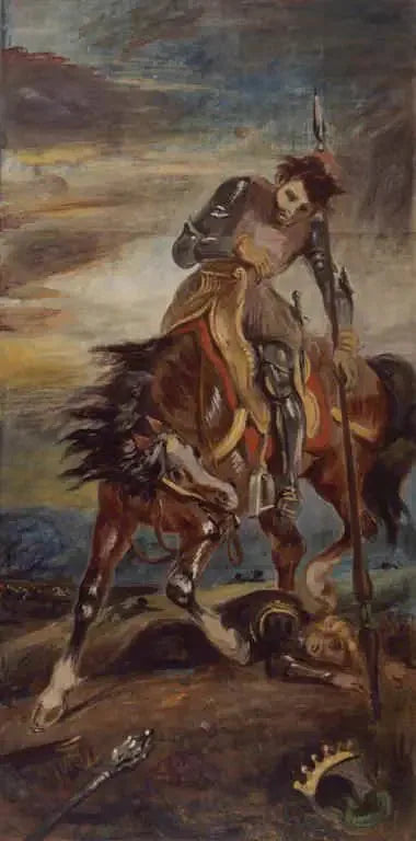 Kungen Rodrigue - Eugène Delacroix