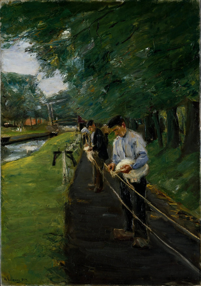 Ropewalk i Edam - Max Liebermann