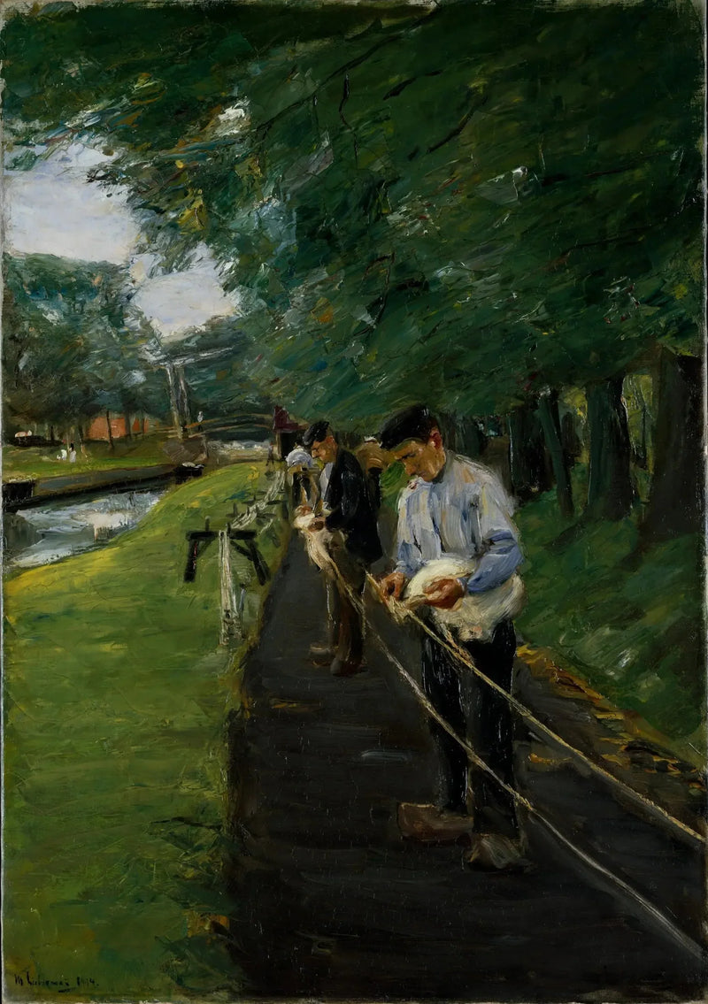 Ropewalk i Edam - Max Liebermann