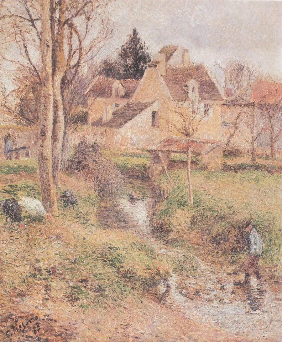 Bäcken i Osny - Camille Pissarro