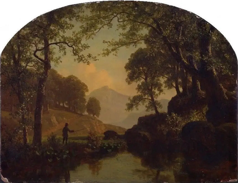 Fiskströmmen - Albert Bierstadt
