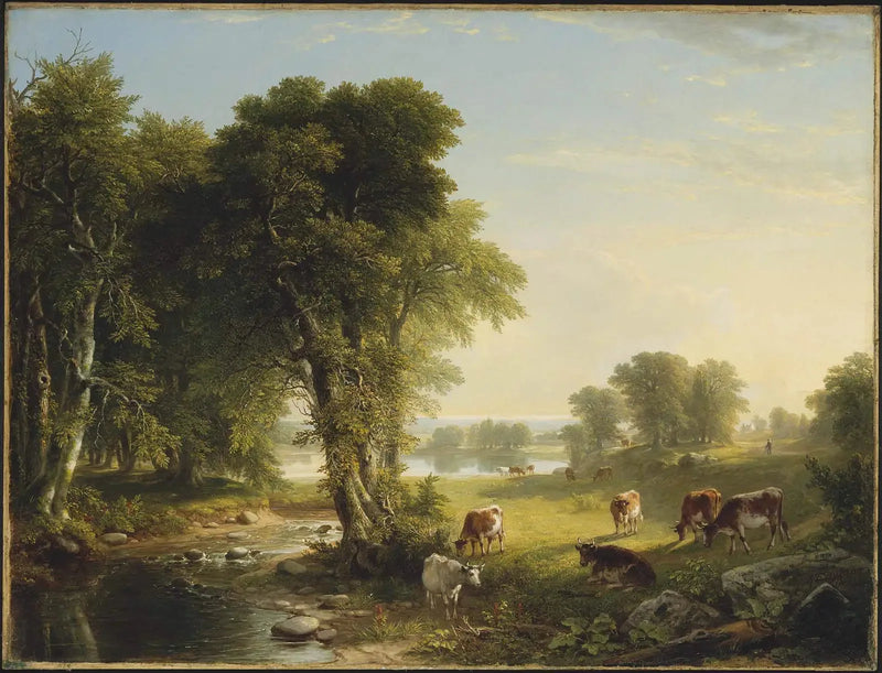 Den porlande bäcken - Asher Brown Durand