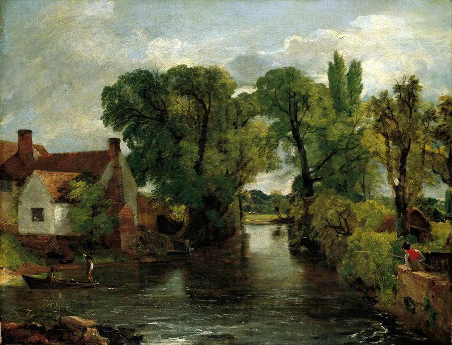 Strömmen från kvarnen, Willy Lott-huset - John Constable