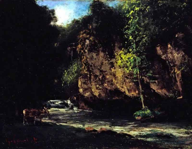 Bäcken - Gustave Courbet