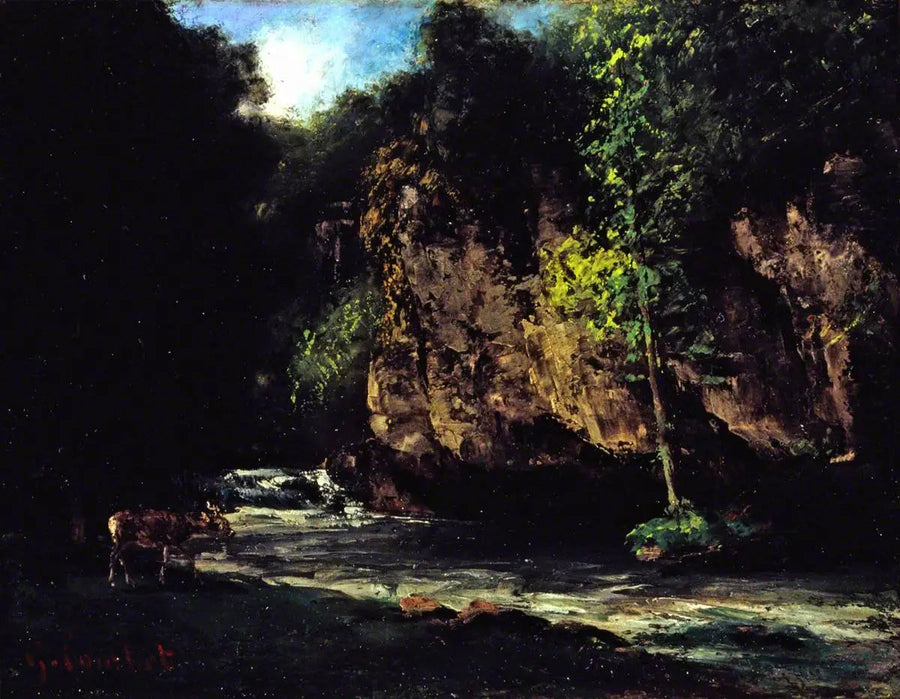 Bäcken - Gustave Courbet