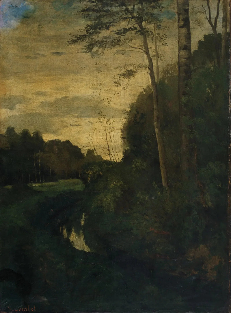 Bäcken - Gustave Courbet