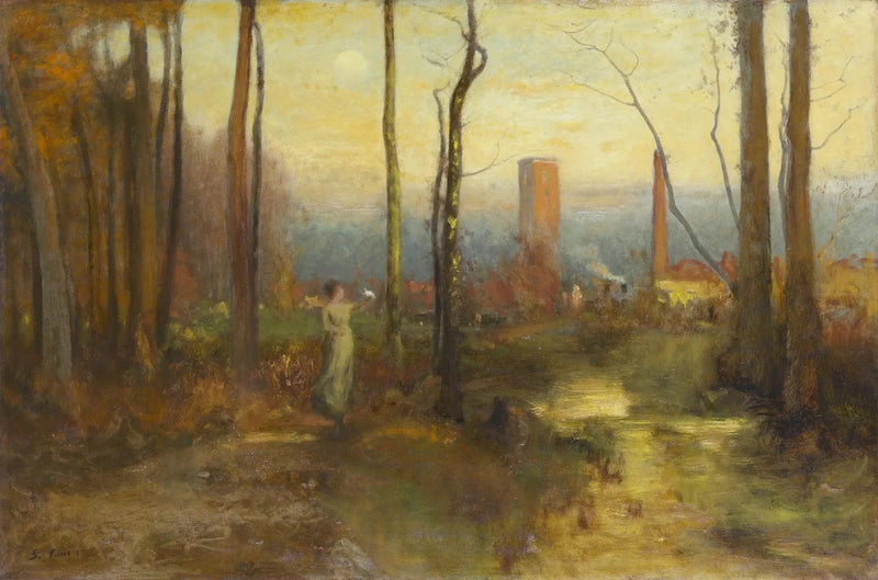 Bäck Mill, Montclair, New Jersey - George Inness