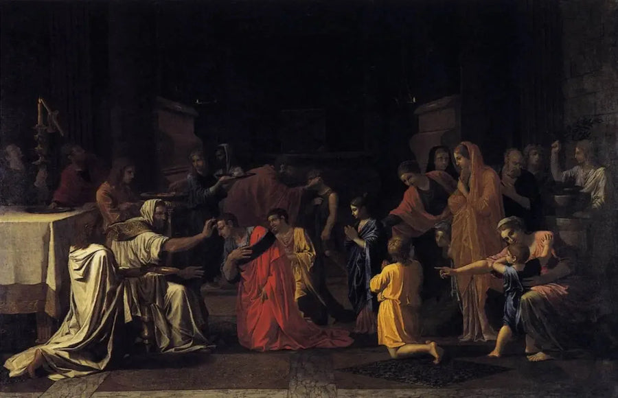 Konfirmationssakramentet - Nicolas Poussin