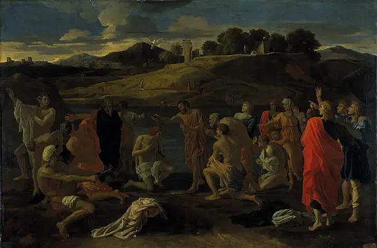 Dopets sakrament - Nicolas Poussin