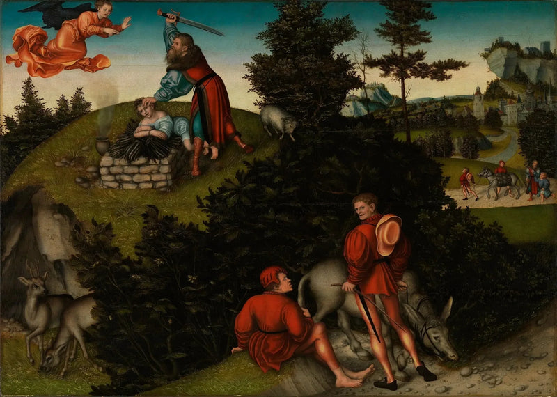 Abrahams Offer - Lucas Cranach den äldre