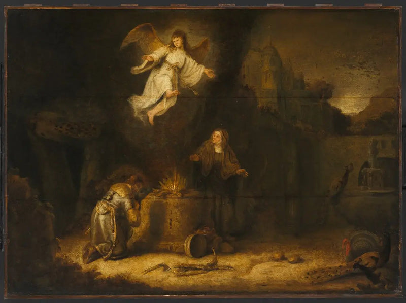 Manoahs offer - Rembrandt