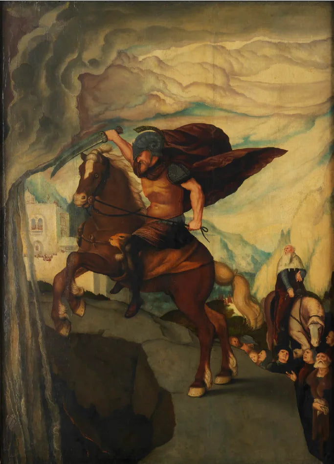 Marcus Curtius självuppoffring - Hans Baldung Grien