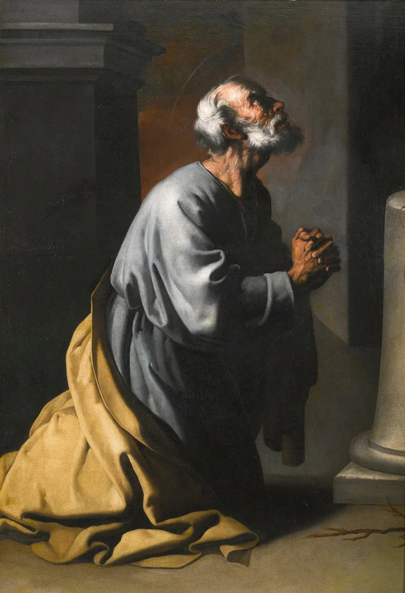 Den penitenta Sankt Peter - Francisco de Zurbarán