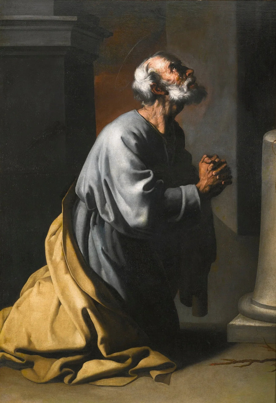 Den penitenta Sankt Peter - Francisco de Zurbarán