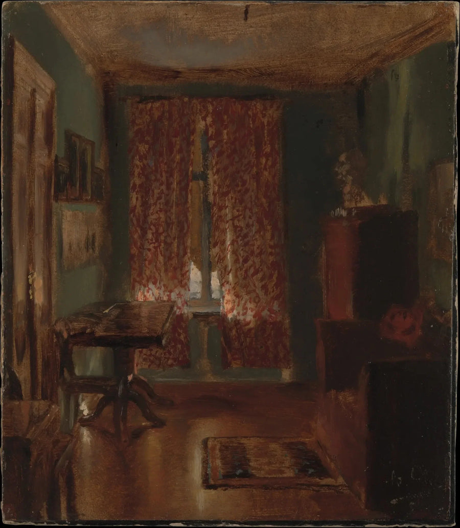 Konstnärens vardagsrum i Ritterstrasse - Adolph von Menzel