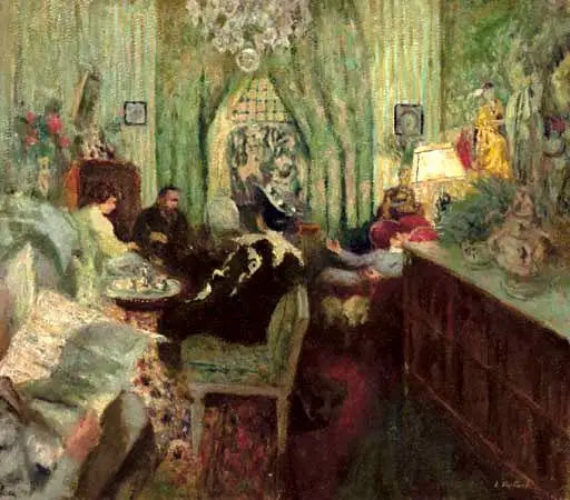 Madame Arons salong - Édouard Vuillard