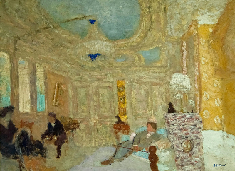 Hessel-salongen, Rivoli-gatan - Édouard Vuillard