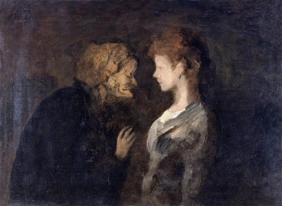 Hemligheten - Honoré Daumier
