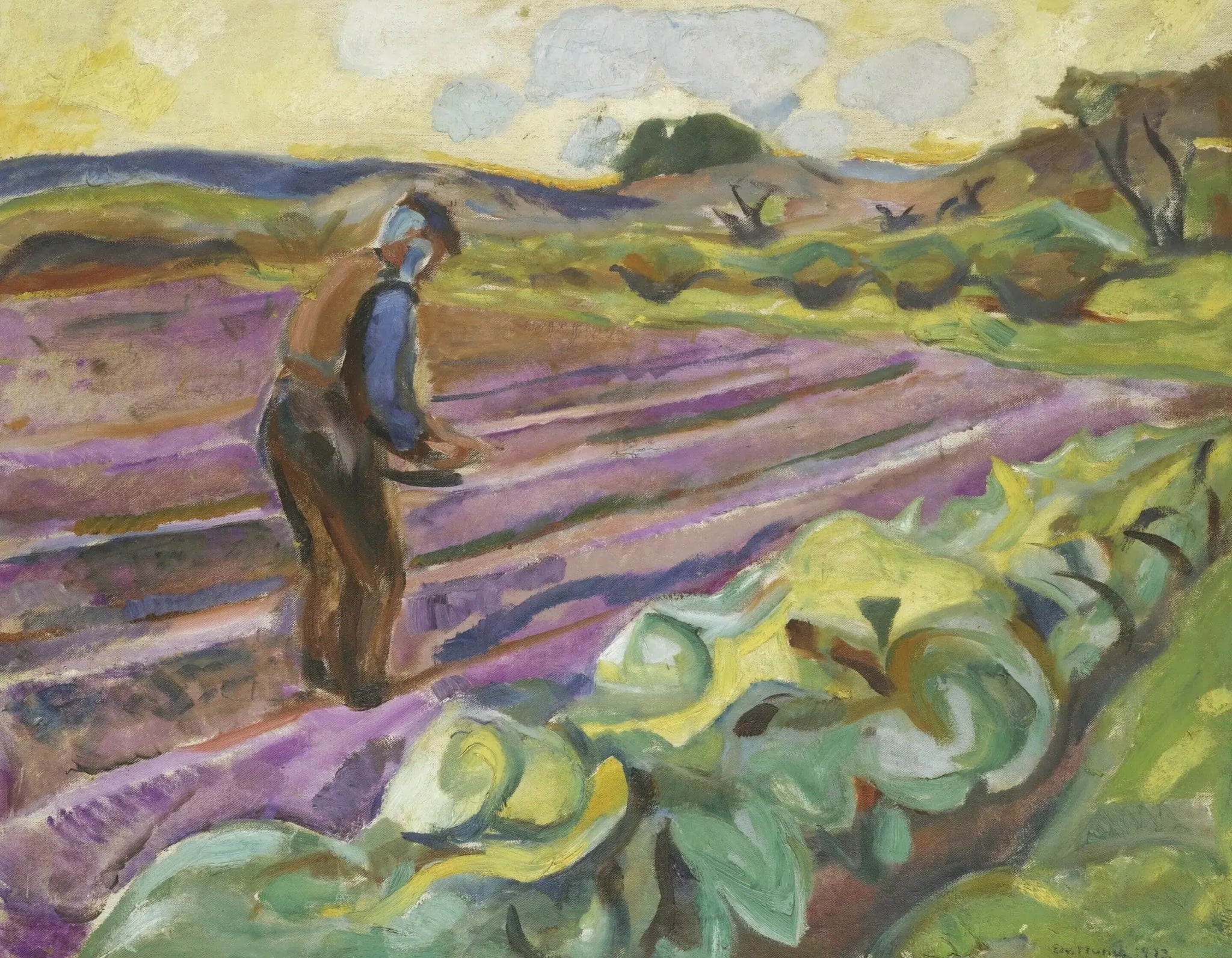 Le Semeur - Edvard Munch image 1 reproduction de peinture à l’huile