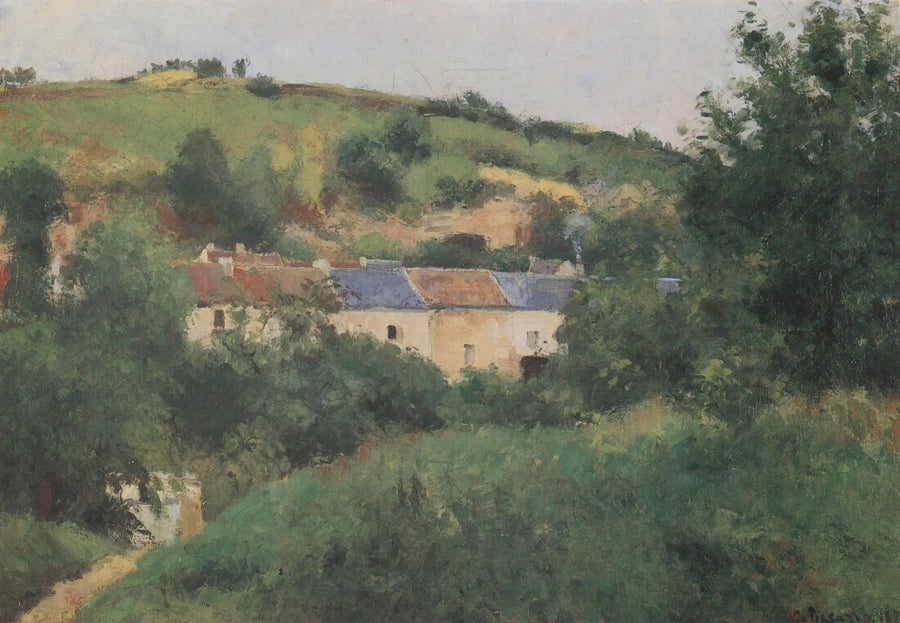 Byvägen - Camille Pissarro
