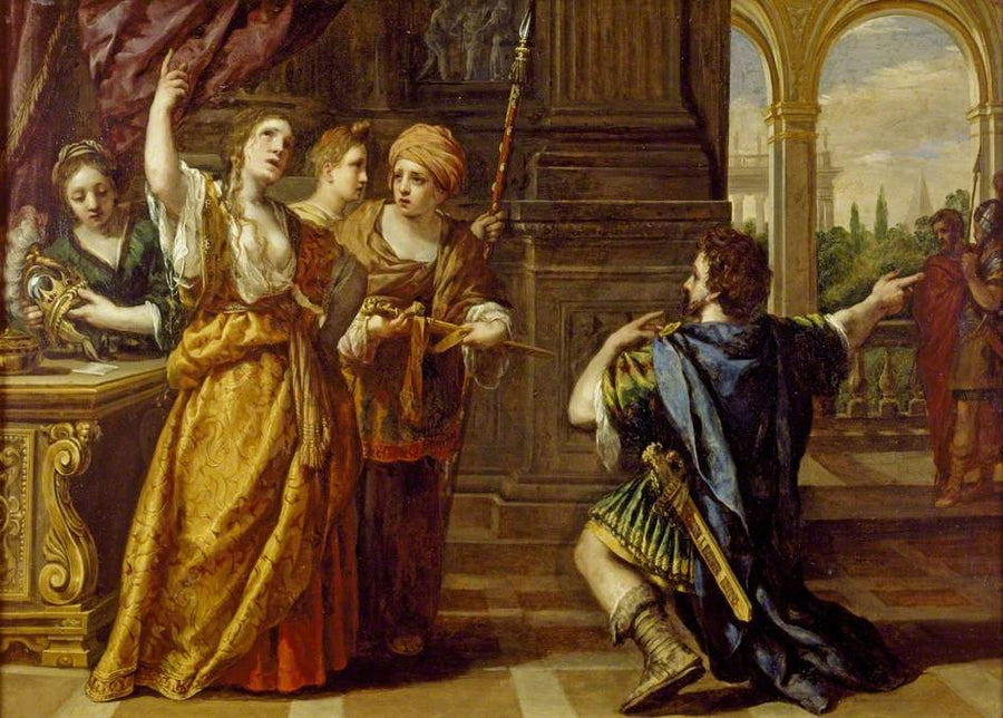 Sémiramis löfte - Pietro da Cortona