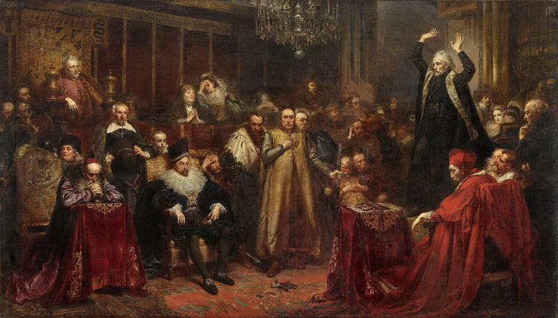 Piotr Skargas predikan - Jan Matejko