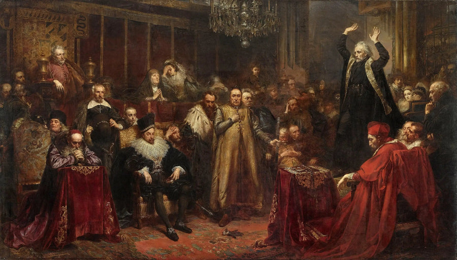Piotr Skargas predikan - Jan Matejko