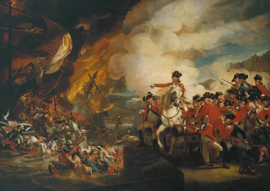 Gibraltars säte och lättnad, 13 september 1782; replika - John Singleton Copley