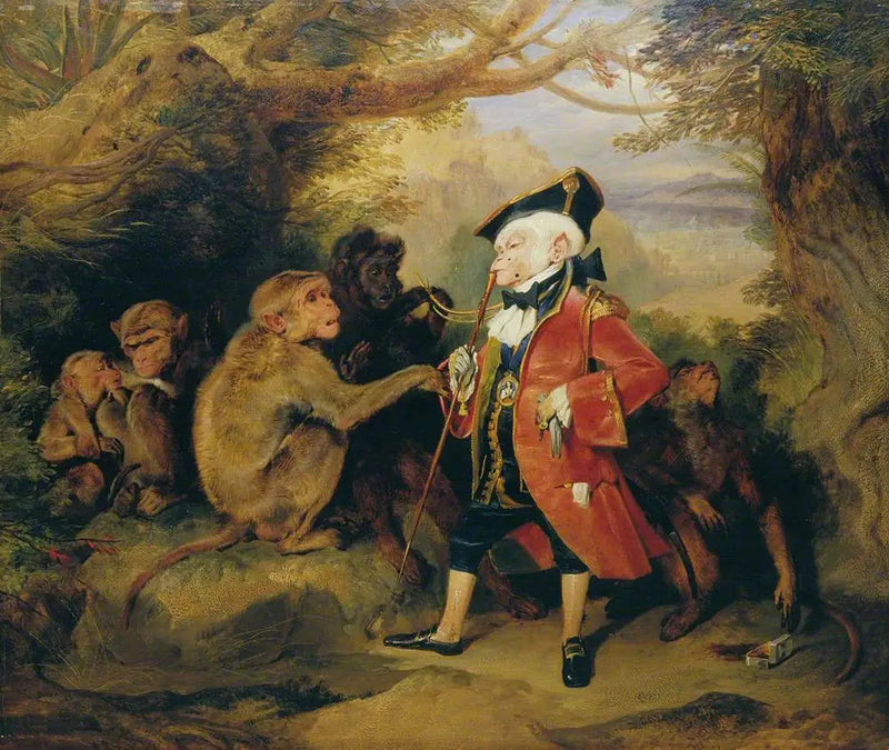 Den resande apan - Edwin Henry Landseer