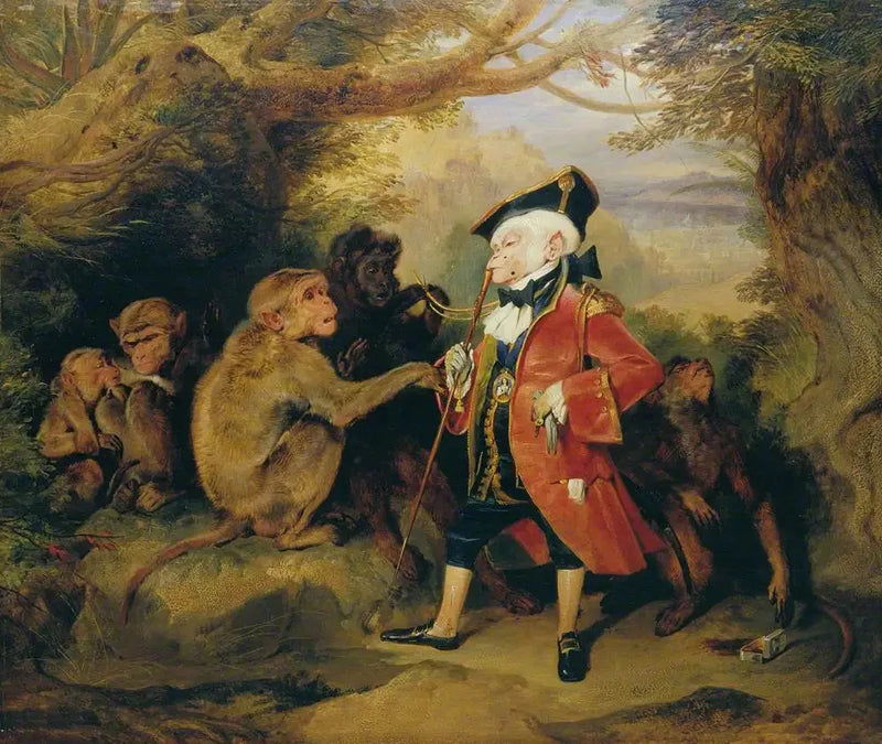 Den resande apan - Edwin Henry Landseer