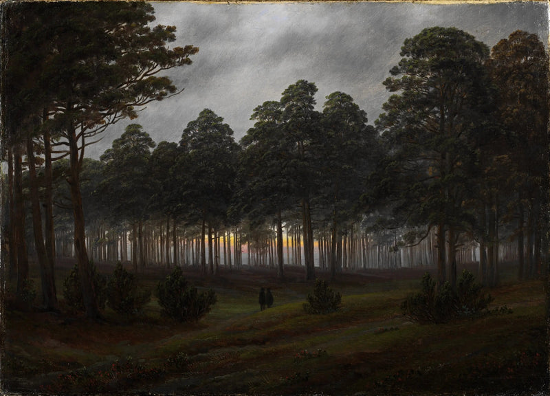 Kvällen - Caspar David Friedrich