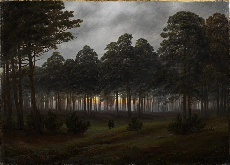 Kvällen - Caspar David Friedrich