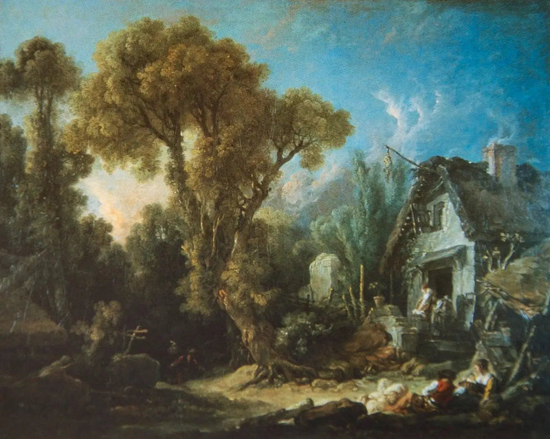 Kvällen (runt Beauvais) - François Boucher