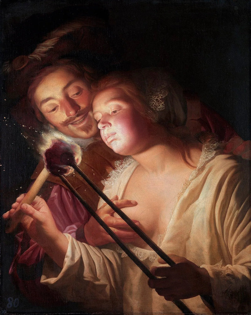 Soldaten och flickan - Gerrit van Honthorst