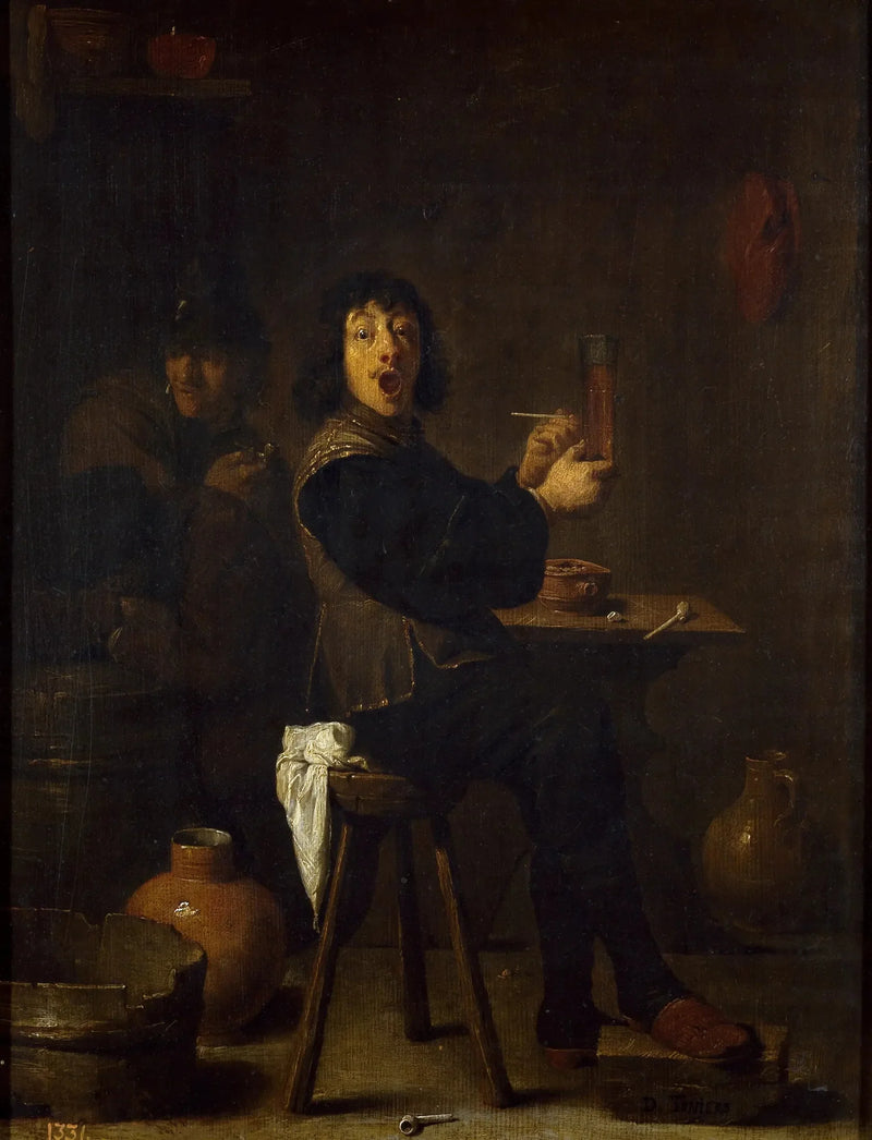 Den glada soldaten - David Teniers den yngre