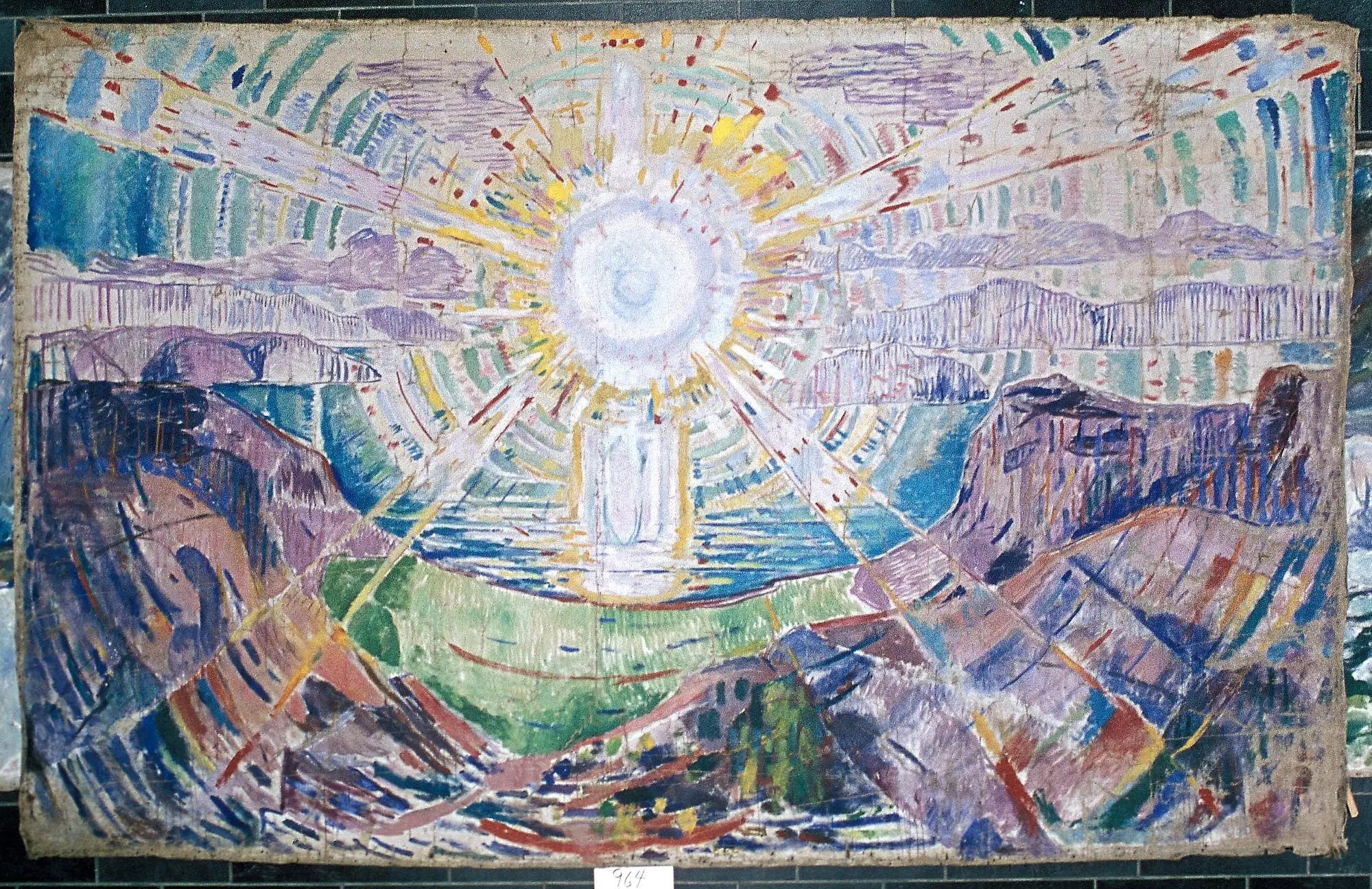Le Soleil - Edvard Munch image 1 reproduction artisanale de tableau