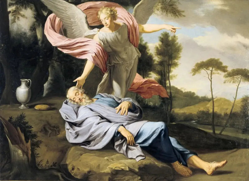 Elies sömn - Louis Jean François Lagrenée
