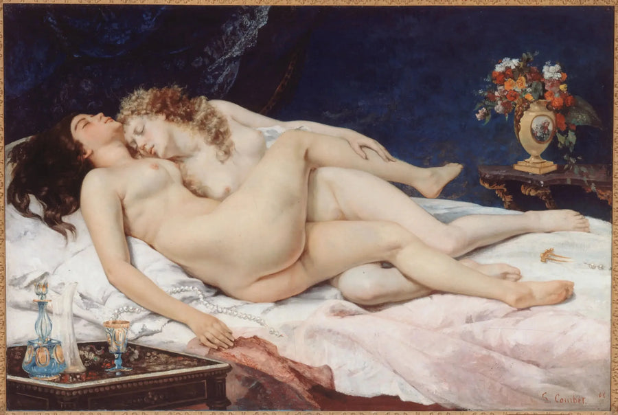 Sömnen - Gustave Courbet