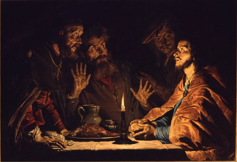 Emmaüs-middagen - Gerrit van Honthorst