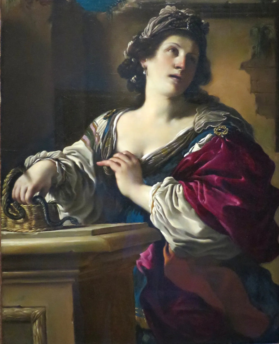 Cleopatras självmord - Guercino