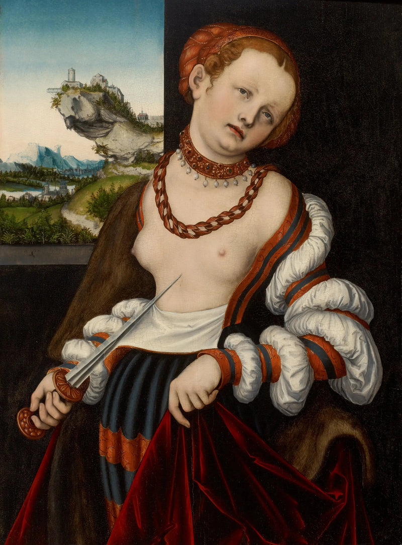 Lucrecias självmord - Lucas Cranach den äldre