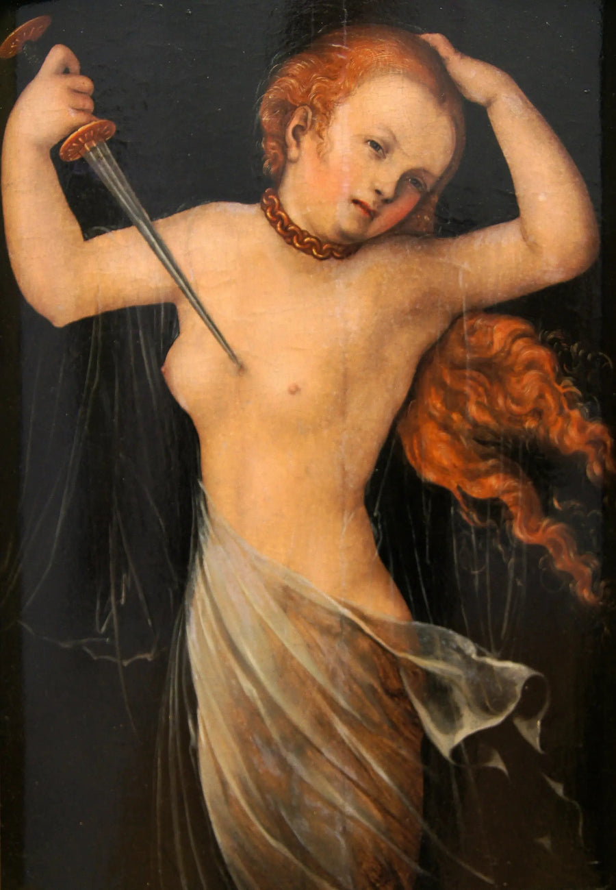 Lucrecias självmord - Lucas Cranach den äldre