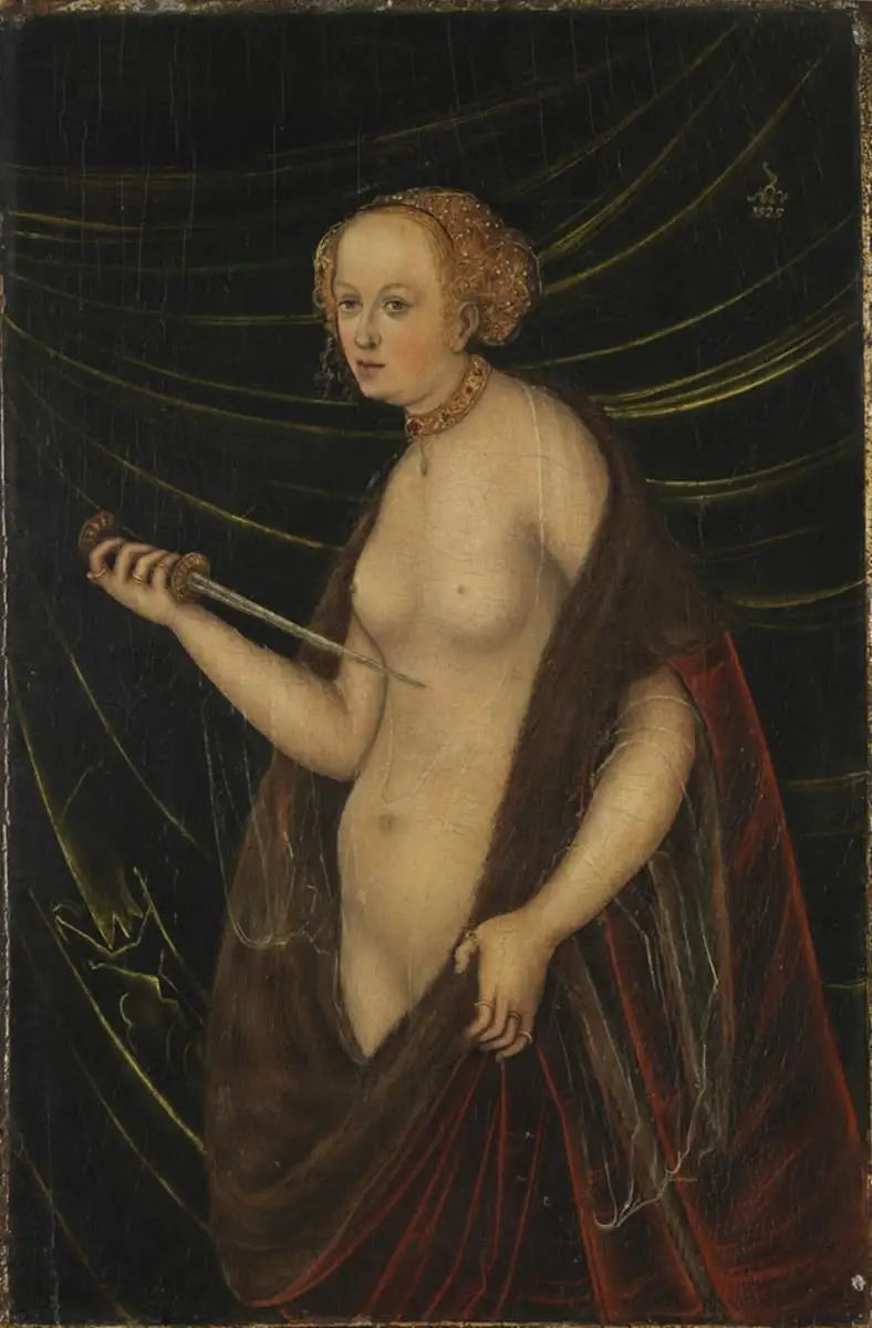 Lucrecias självmord - Lucas Cranach den äldre