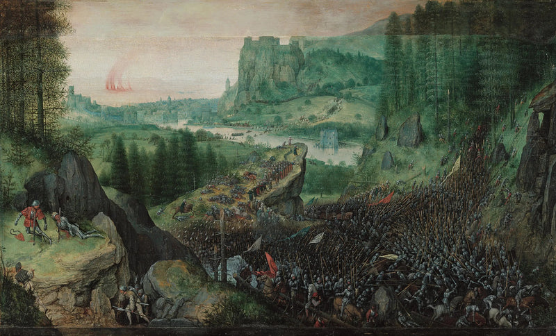 Sauls självmord - Pieter Brueghel den äldre