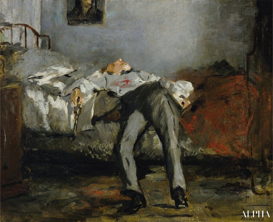 Le Suicidé - Edouard Manet - Reproductions de tableaux et peintures haut de gamme