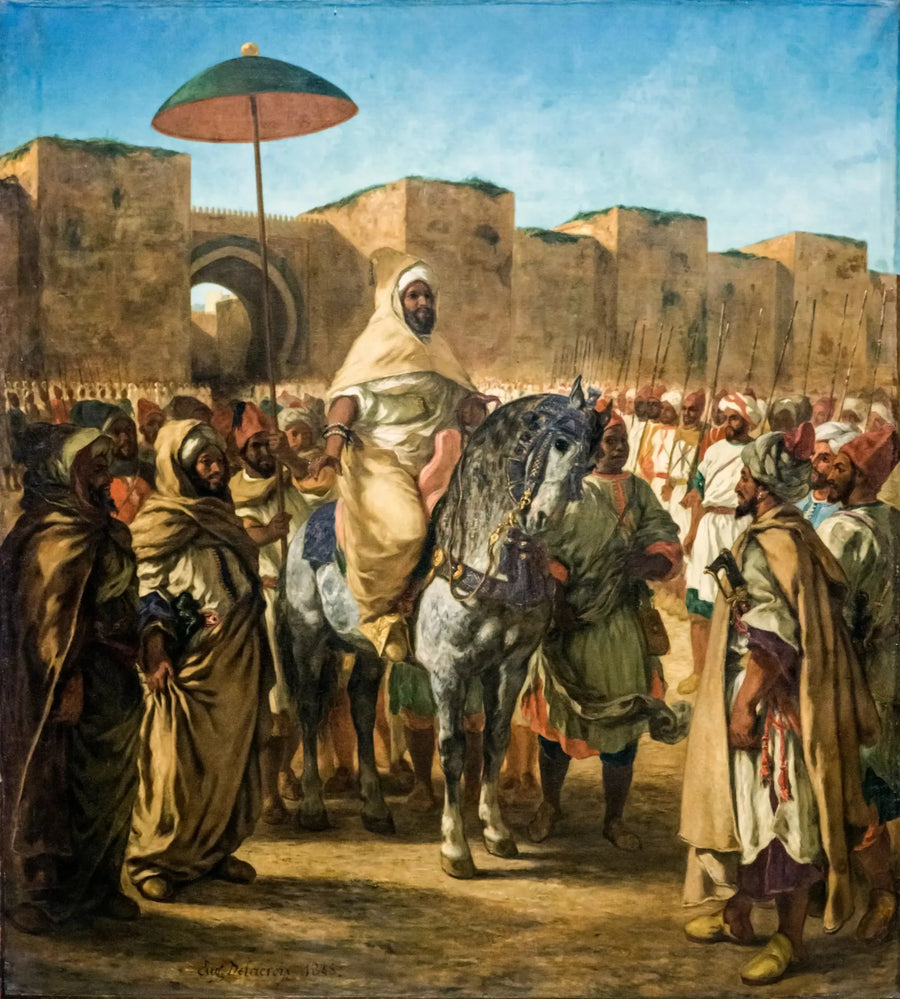 Marockos sultan - Eugène Delacroix