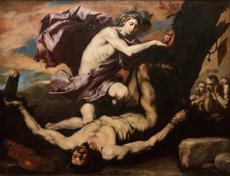 Marsyas plåga (Giordano, Ribera) - Jusepe de Ribera