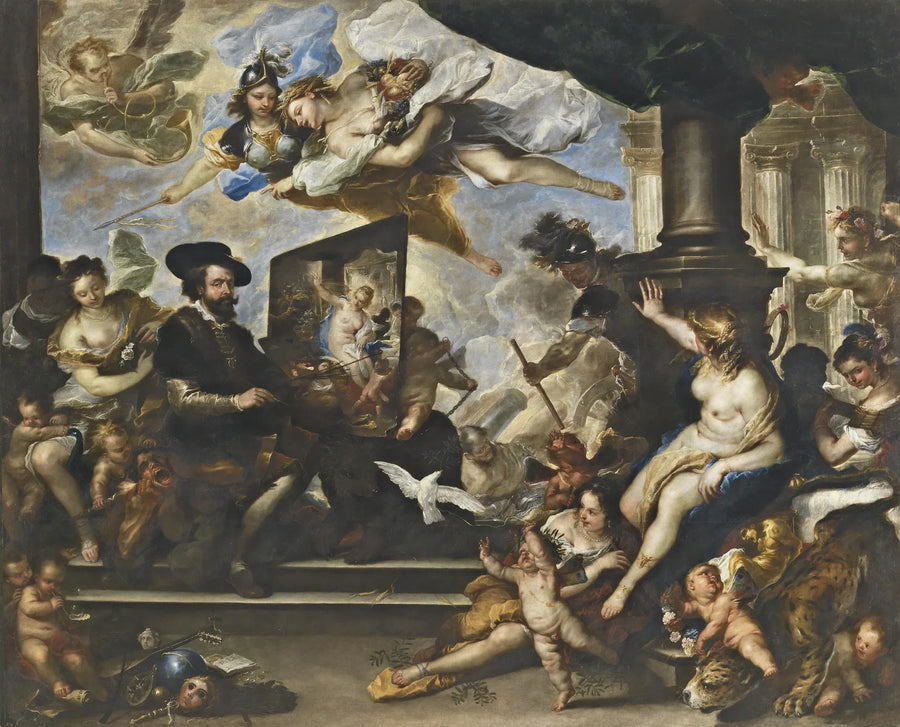 Rubens tavla « L’Allégorie de la Paix » - Luca Giordano