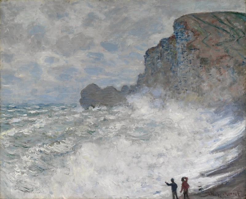 Vädret i Étretat - Claude Monet
