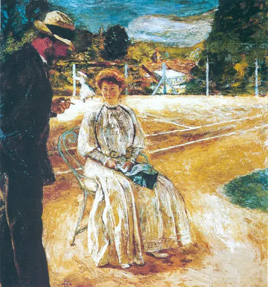 Tennisspel - Édouard Vuillard
